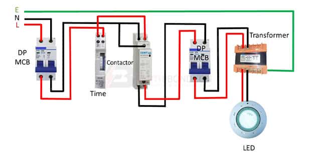 Single phase electrical wiring 