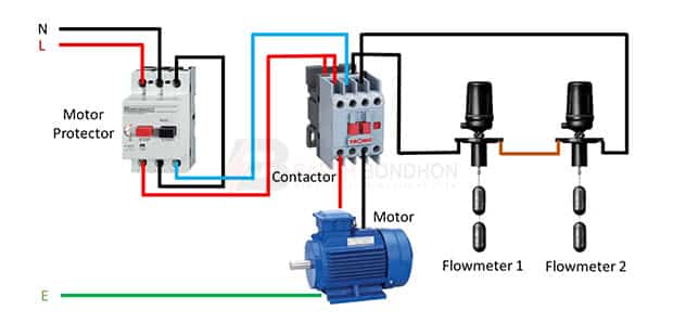 Single phase pump wiring diagram