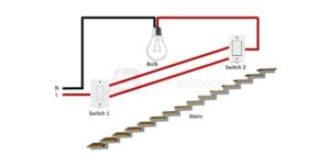 Staircase Light Wiring | Stair Switch Wiring – Earth Bondhon