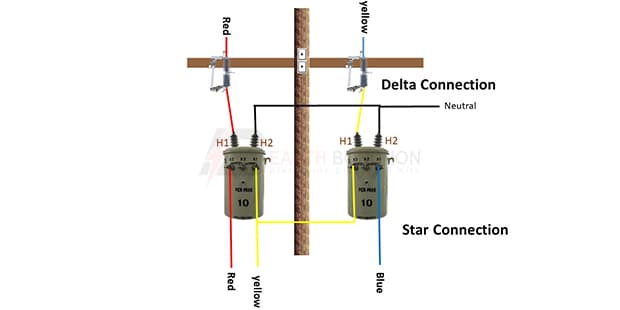 Star Delta Transformer Connection