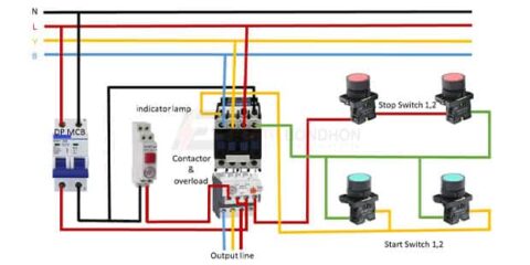 Start Button and Stop Button Wiring – Earth Bondhon