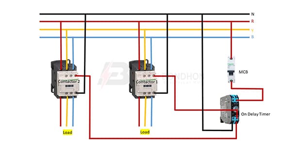 Time delay relay wiring diagram