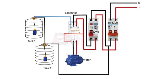Water Tank With Contactor Wiring