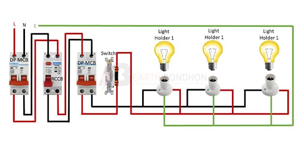 Wiring 3 Lights to one Switch