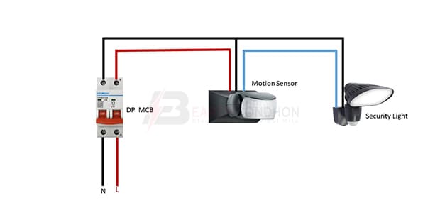 Motion Sensor Connection in Security System