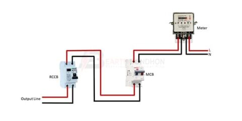 RCCB With MCB Wiring Diagram – Earth Bondhon