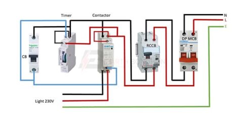 Single Line Diagram of Panel Board – Earth Bondhon